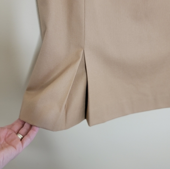 Lands' End | Tan Wool Blend Skirt - Picture 2 of 4